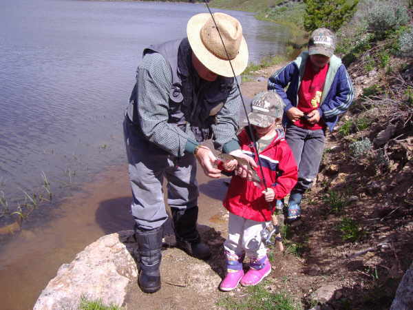 Levi's First Trout.jpg