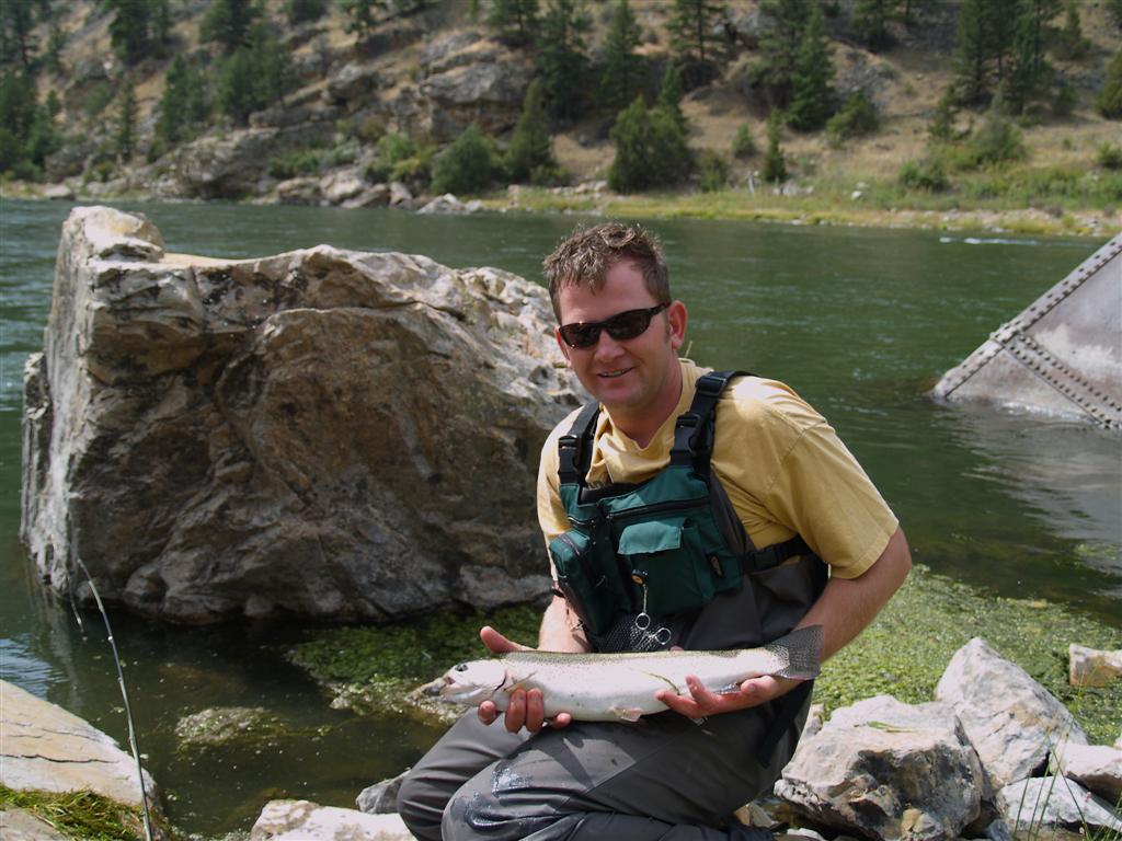 My biggest fish of the trip 21 1/2&amp;amp;quot; cutbow