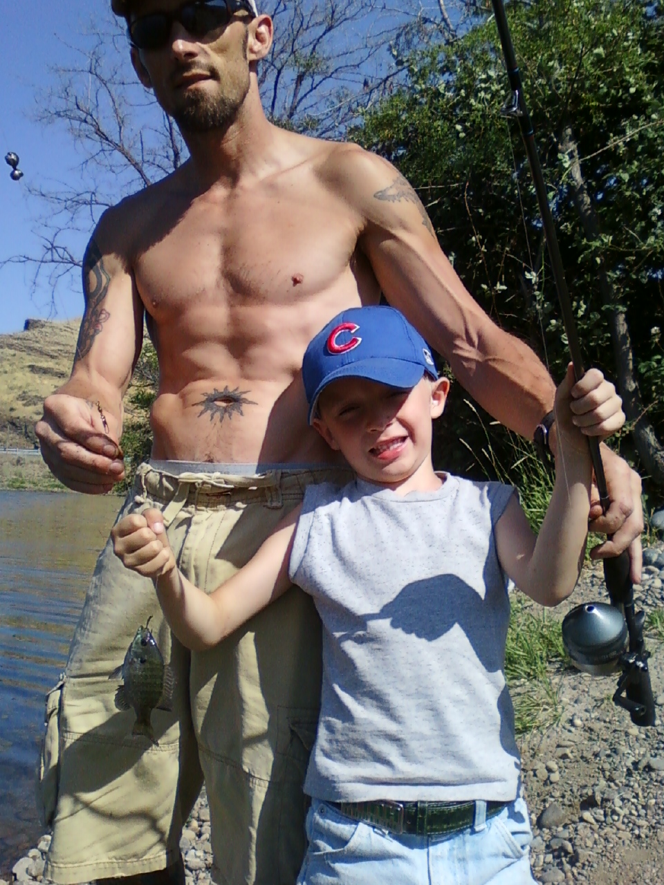 Took the boys fishing today