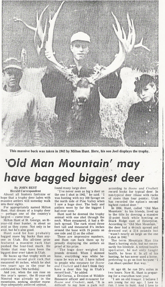 Old Newspaper article