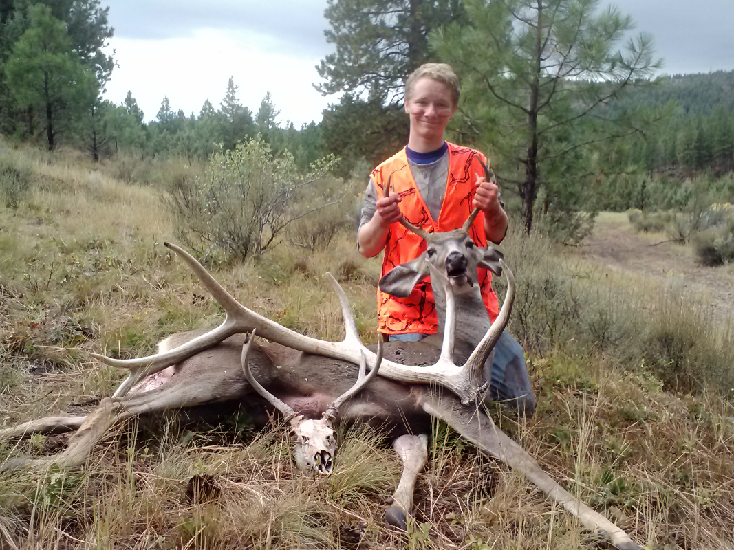 I like talking kids out to get their first animals.  This is one of my nephews.  They all want &amp;quot;uncle Brian &amp;quot; to take them out.  Lol
he missed 3 bucks,  and we seem 14 bucks in 2 days before finally making a nice 100 yard shot on this 3 point