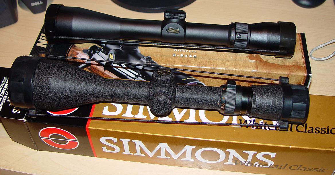 Nikon and Simmons Riflescopes for Sale.