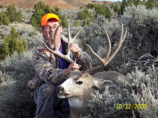 My WY mulie at 304 yards