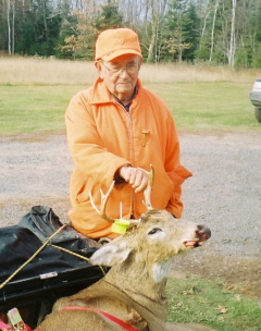 Dad turned 80 in April he bagged this fine 7 point plus a bonus deer
on the opener in WI