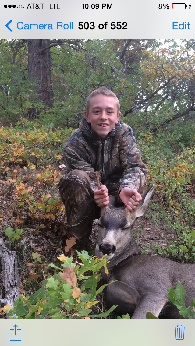 Kids first deer