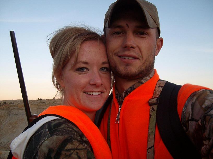 Me and Matte (My girlfriend) man I am lucky to have one that hunts as hard as me!