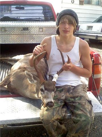 my sons first buck