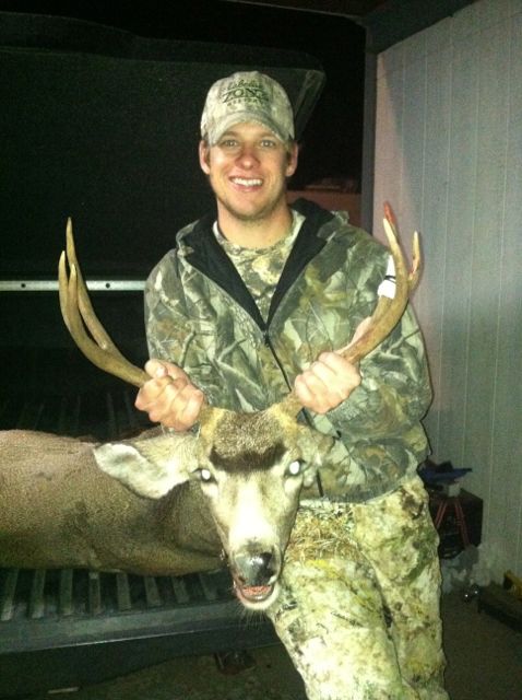 First muzzleloader buck