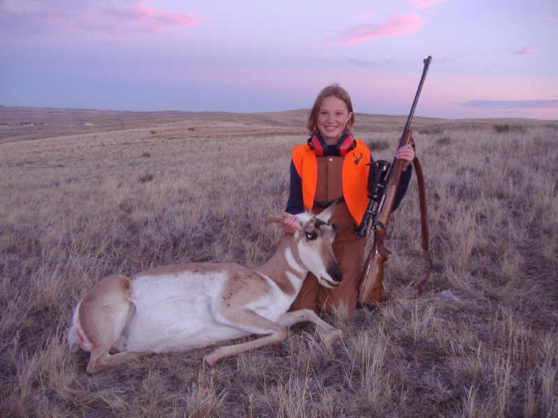 Jessica&#039;s first Antelope hunt..............