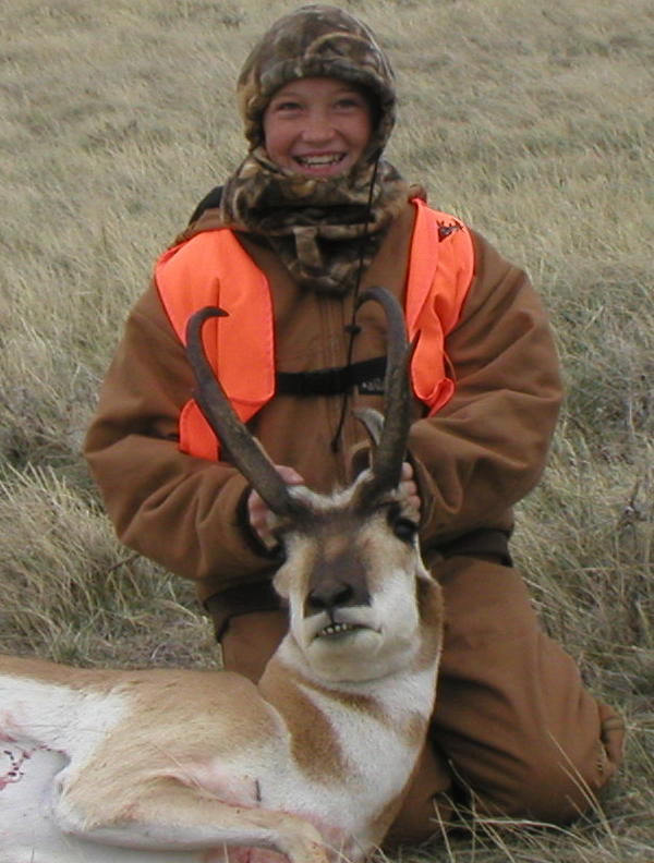 Jessica&#039;s first Antelope hunt..............