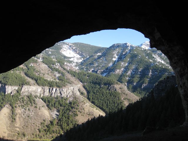 Wind Cave in Logan Canyon