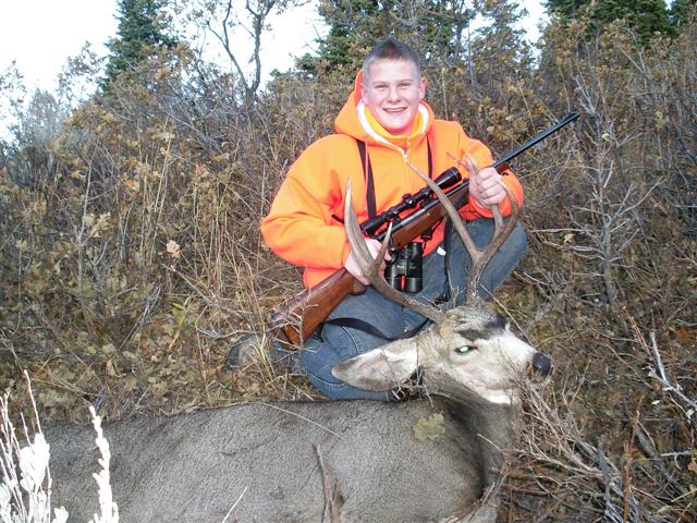 Brothers first buck.