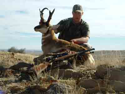 This is my rifle antelope from last year.