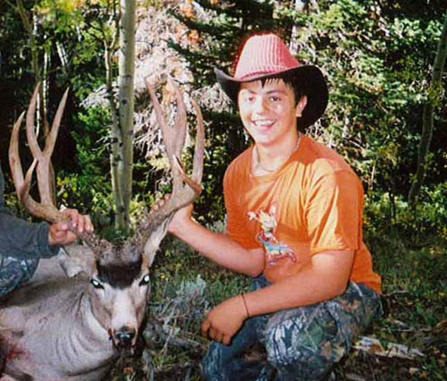 15 year old Josh Marakis took this massive Wyoming buck on Sept-18-04.

	He hunted on public land.