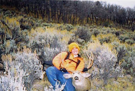 I took this deer near Montrose on the third day of the third season 2003.  He&#039;s 26 and some change.  I was pretty pumped.  He wa