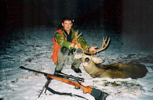 I got this buck on the 3rd day of the hunt as so did my friend Shane.  We harvested this and his buck outside of Montrose.  Shaw