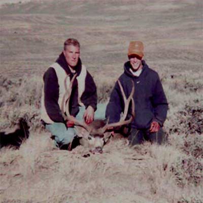 Scott Holden&#039;s friend Andy bagged this Wyoming buck in 2001.  See &amp;quot;Stories&amp;quot; page for more info.