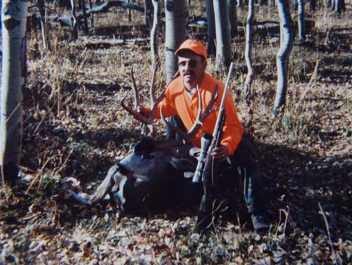 A little hard to tell from the photo, but this buck is a 10x8 that weighed in at 245 lbs.  Taken by Shannon Straley in Colorado.