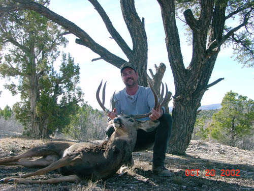 Clint&#039;s great Mule Deer shot in Colorado in 2002.  &amp;quot;It was a greatest hunt with my greatest hunting partner, MY DAD.&amp;quot;
