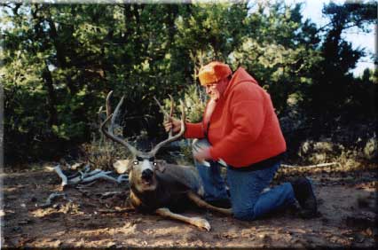 Walt Richardsons Uncle from Monticello, UT bagged this 4-point on opening day in 2000.