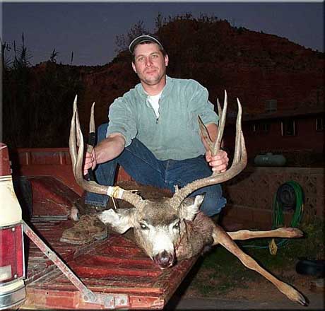 Keith bagged this huge 5x5 with a muzzleloader in 2000 on the famed Paunsaugunt.