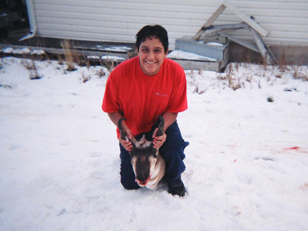 Ammon Kunke - my first antelope taken in Alberta, Canada