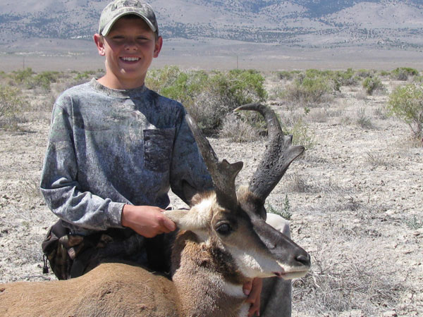 Clay Norcutt shot this double pronged buck during the 2008 Nevada hunt.