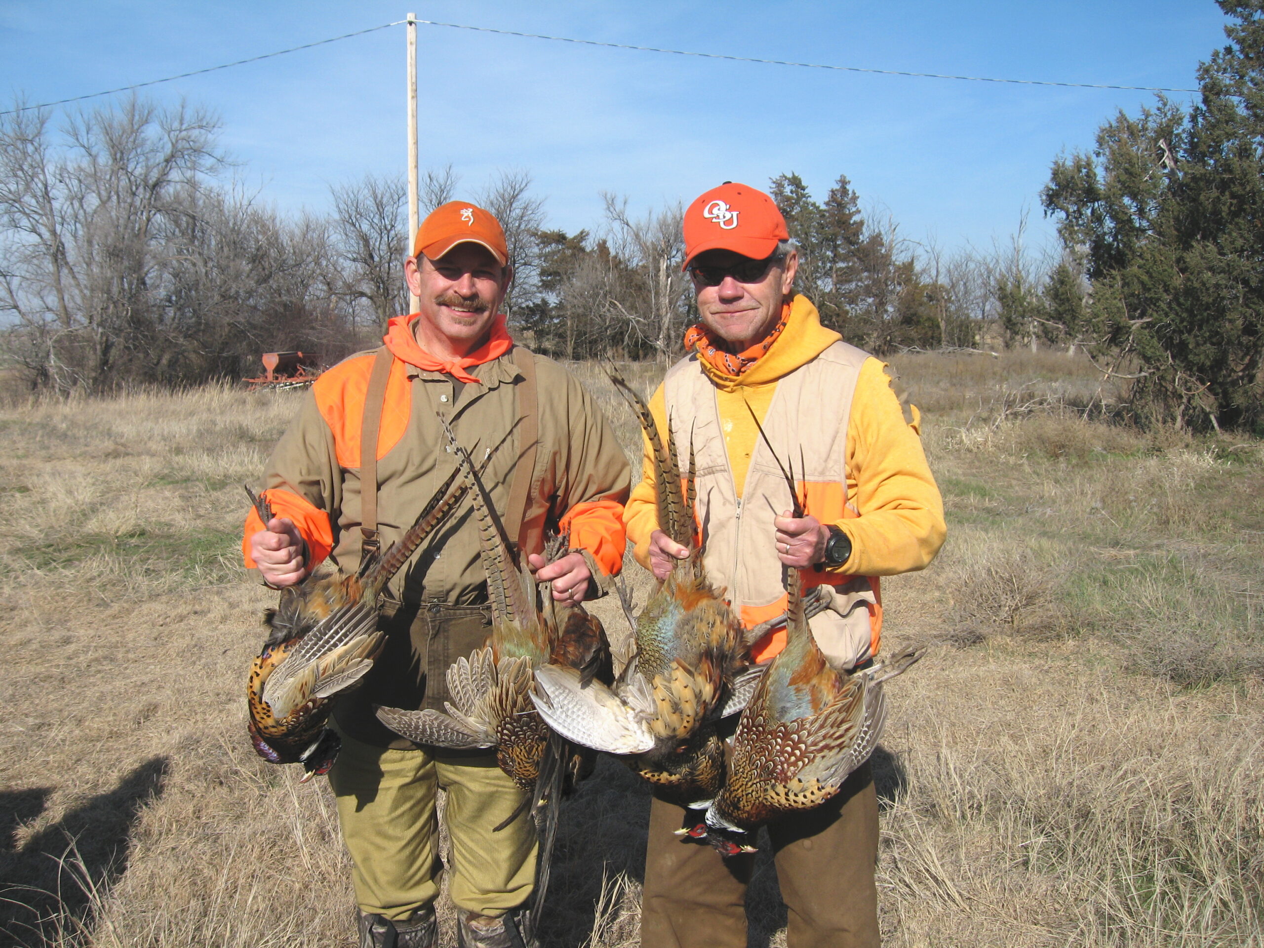 Dad and me western Kansas 2009