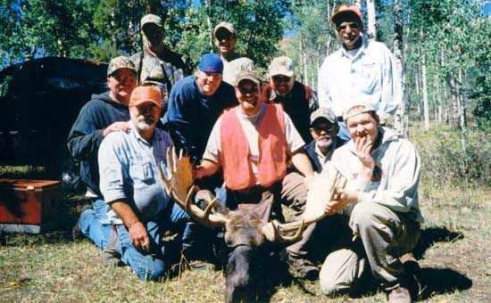 Zeb Parker took this fine Northern Utah Moose in 2003.