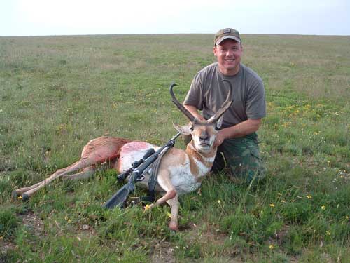 This antelope was taken in NE New Mexico in August 2004 by David Varner