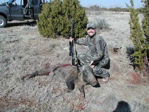 Kody L. Anderson took this pig on a fine Texas Ranch.