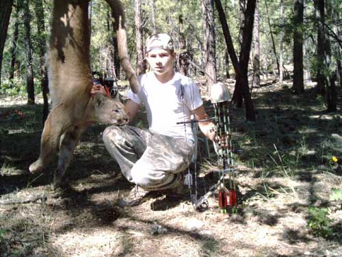 Here are the pics of my 2003 lion. I shot her at eight yards.  Daniel Bybee