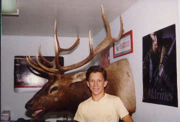 Bretts 1st bull taken when he was 14 yrs. old.